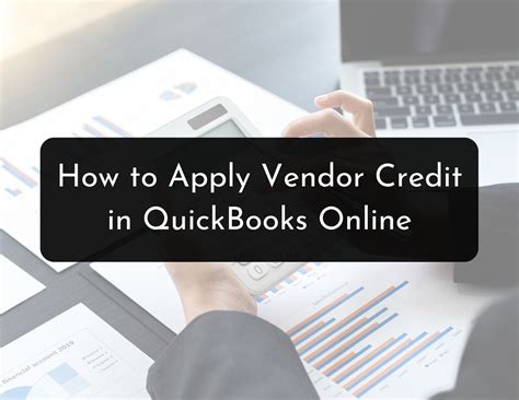 access vendor credit section in QuickBooks Online